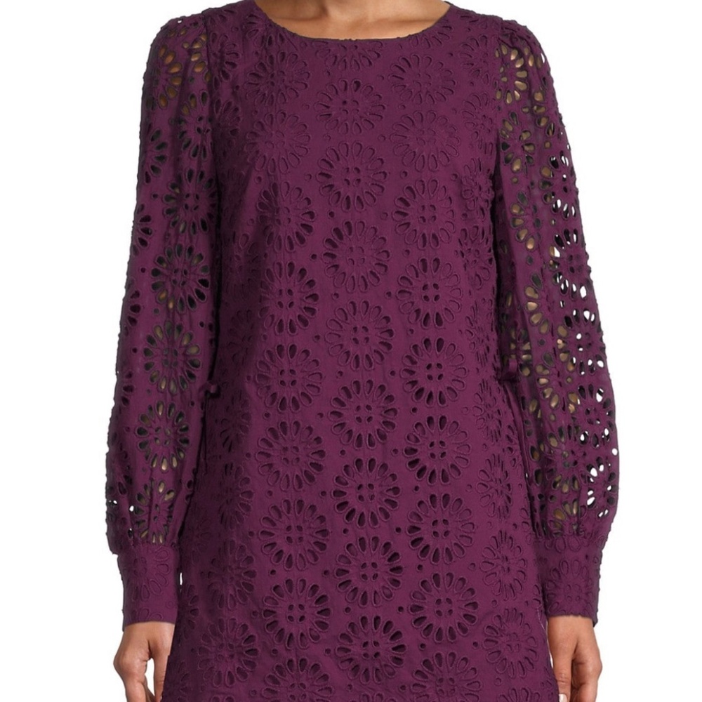 Lily Pulitzer Eyelet Long Sleeve Romper